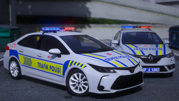 Toyota Corolla 2020 x Renault Megane IV 2021 Trafik Polisi .png