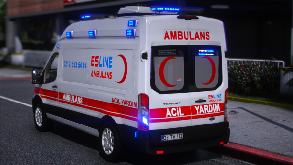 Ford Transit 2022 Esline Özel Acil Yardım Ambulansı .png